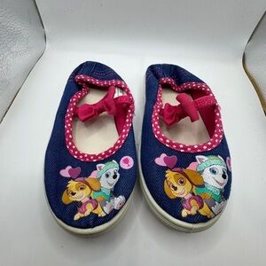 Paw Patrol Girls Size 9 Blue and Pink Sneakers with Skye and Everest